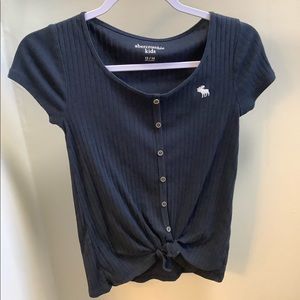 Abercrombie Kids Navy Blue Top, Size 13/14